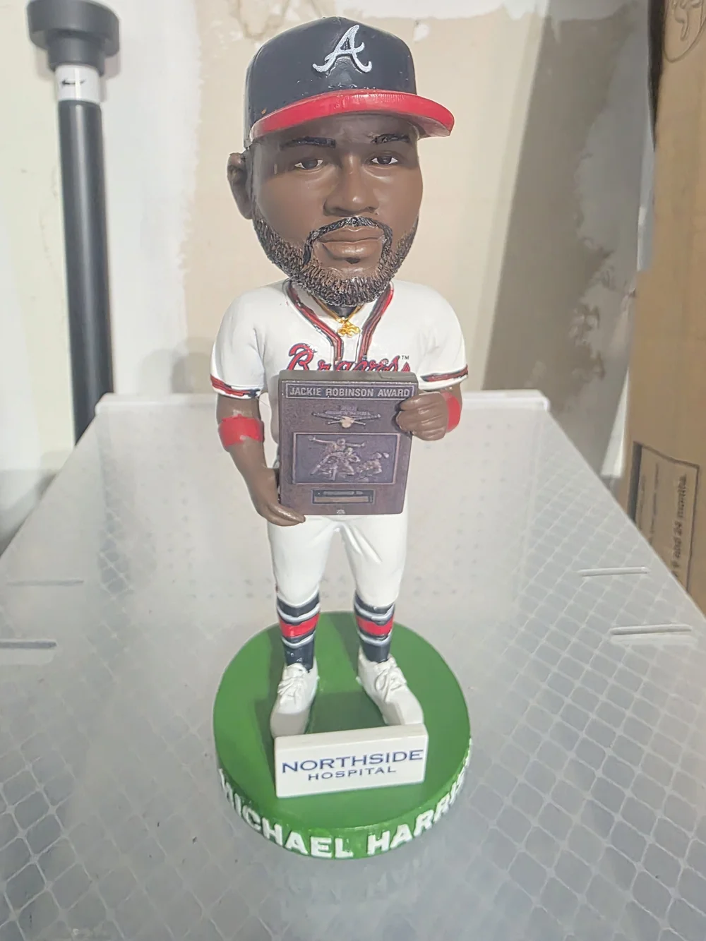 Atlanta Braves Michael Harris ll Red & Black Baseball Bobblehead - NO BOX